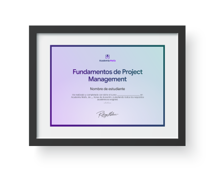 Certificado de Academia Matix